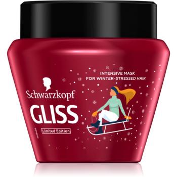 Schwarzkopf Gliss Winter Repair intenzivní regenerační maska pro suché, namáhané vlasy 300 ml