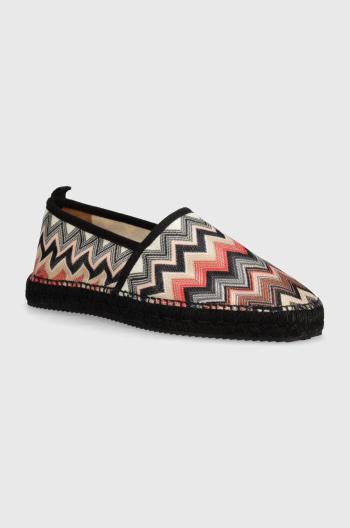 Espadrilky Missoni Corfu černá barva, M29_001