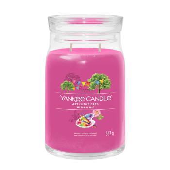 Yankee Candle Aromatická svíčka Signature sklo velké Art In the Park 567 g