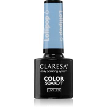 Claresa SoakOff UV/LED Color Lollipop gelový lak na nehty odstín 6 5 g