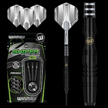Dart szett soft Winmau Sniper Black 20g, 90%