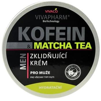 VIVACO Vivapharm Kofein a Matcha Zelený Čaj Zklidňující a hydratační krém pro muže 200 ml  (8595635212840)