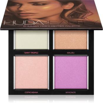 Huda Beauty 3D Summer Highlighter paletka rozjasňovačů 30 g