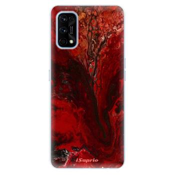 Odolné silikonové pouzdro iSaprio - RedMarble 17 - Realme 7 Pro