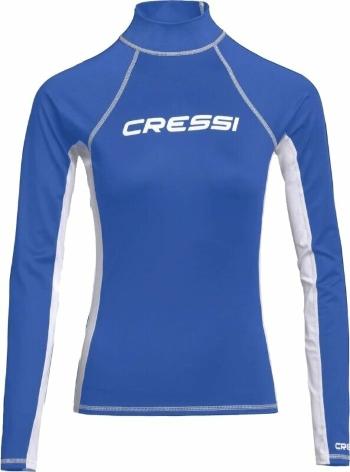 Cressi Rash Guard Lady Long Sleeve Tričko Blue S