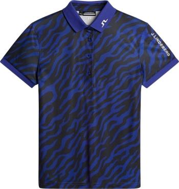 J.Lindeberg Tour Tech Print Tiger Clematis L Polo košile