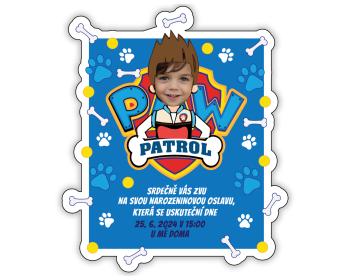 Personal Personalizované pozvánky 6 ks - Paw Patrol