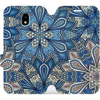 Flipové pouzdro na mobil Samsung Galaxy J5 2017 - V108P Modré mandala květy (5903226130566)