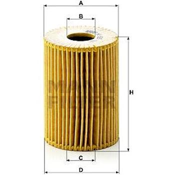 MANN-FILTER HU825x pro vozy NISSAN, OPEL, RENAULT (HU825x)