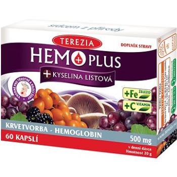 HEMOPLUS+Kys.listová 50+10 kapslí (3109205)