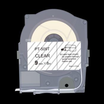 Max LM-509T, 9mm x 8m, průhledná kompatibilní páska