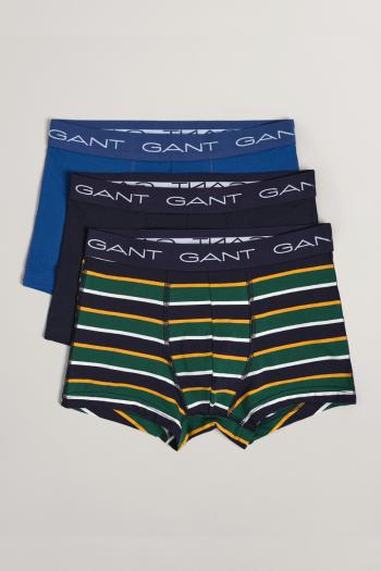 SPODNÍ PRÁDLO GANT BOY'S STRIPE TRUNK 3-PACK EVENING BLUE