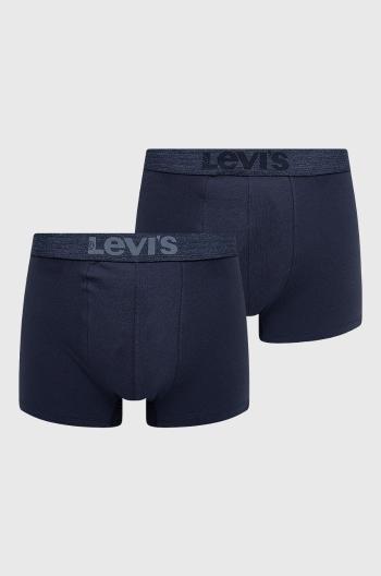 Boxerky Levi's (2-pack) tmavomodrá barva