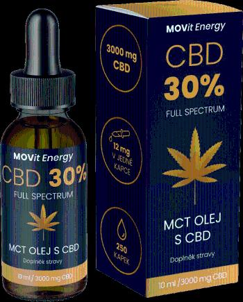 MOVIT ENERGY CBD 30% Full Spectrum MCT olej 10 ml