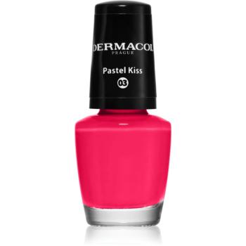 Dermacol Mini lak na nehty odstín 03 Pastel Kiss 5 ml