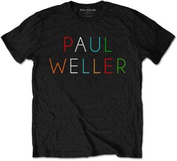 Paul Weller Tričko Multicolour Logo Unisex Black S