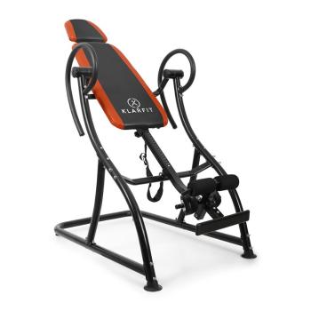 KLARFIT Relax Zone Pro, inverzná lavica, nosnosť do 150 kg, červená