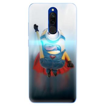 Odolné silikonové pouzdro iSaprio - Mimons Superman 02 - Xiaomi Redmi 8