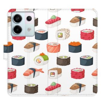 Flipové pouzdro iSaprio - Sushi Pattern 02 - Xiaomi Redmi Note 13 Pro 5G / Poco X6 5G