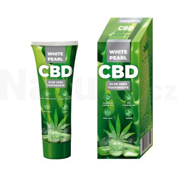 White Pearl CBD Aloe Vera zubní pasta 75 ml