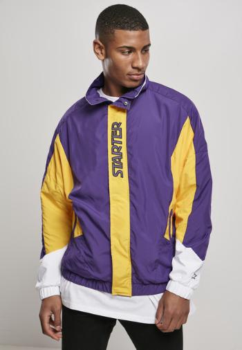 Starter Track Jacket realviolet/californiayel/wht - M