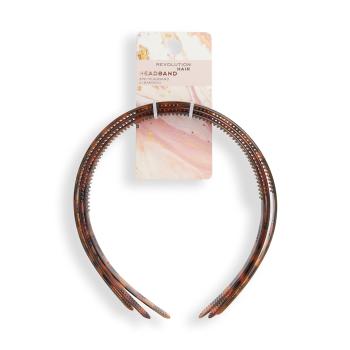 Revolution Čelenky do vlasů Tortoiseshell (Skinny Headband) 3 ks