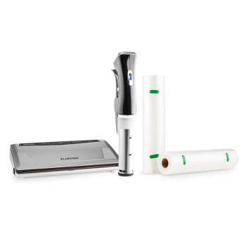 Klarstein Quickstick sous vide set, sous vide vařič, vakuovačka, vakuovací sáčky