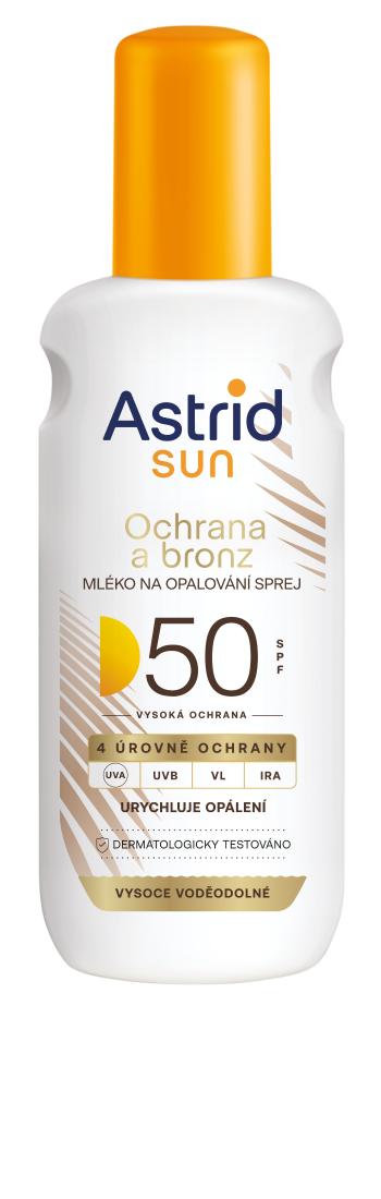 Astrid Mléko na opalování ve spreji Bronz SPF 50 150 ml