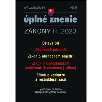 Aktualizácia II/1 2023 – Obchodný zákonník a obchodný register (9772730035126)