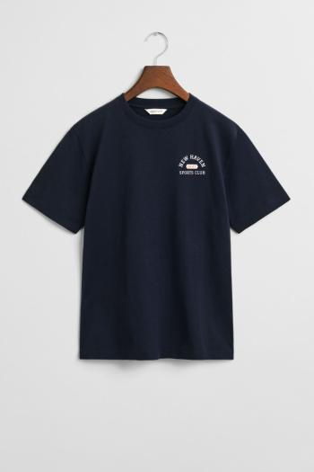 TRIČKO GANT GRAPHIC SS T-SHIRT EVENING BLUE