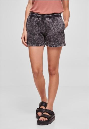 Urban Classics Ladies Towel Washed Sweat Shorts black - L