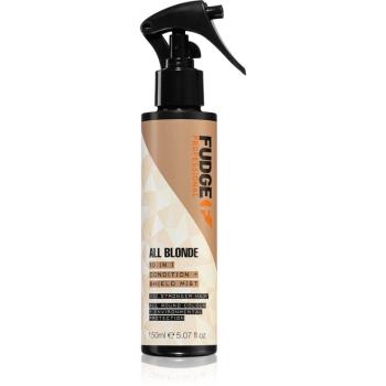 Fudge All Blonde 10 in 1 Condition & Shield Mist vyživující termoochranné mléko pro blond vlasy 150 ml