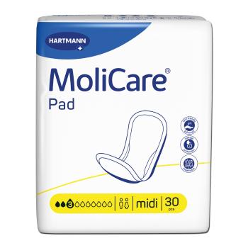 MoliCare Pad 3 kapky midi absorpční vložky 30 ks