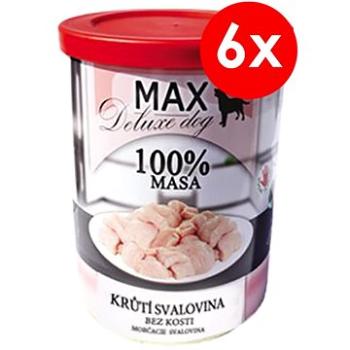 MAX deluxe krůtí svalovina bez kosti 400 g, 6 ks (8594025082773)