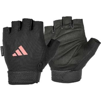 adidas ESSENTIAL ADJUSTABLE GLOVES W Dámské rukavice na posilování, černá, velikost