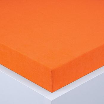 Napínací prostěradlo froté EXCLUSIVE oranžové sada 2 ks 90 x 200 cm