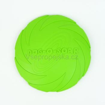 Vsepropejska Soar plastové frisbee pro psa | 18 cm Barva: Zelená, Rozměr (cm): 21