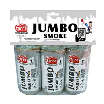 Dýmovnice - jumbo smoke -  bílá - 3ks - trhací pojistka (8595596319237)