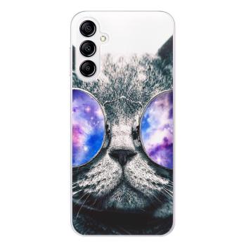 Odolné silikonové pouzdro iSaprio - Galaxy Cat - Samsung Galaxy A14 / A14 5G