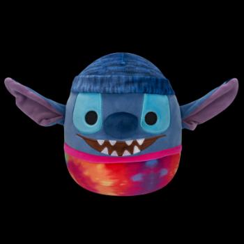 Plyšový mazlíček Squishmallows  Disney Stitch v čepici a tričku