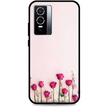 TopQ Kryt Vivo Y76 5G silikon Roses 72664 (Sun-72664)