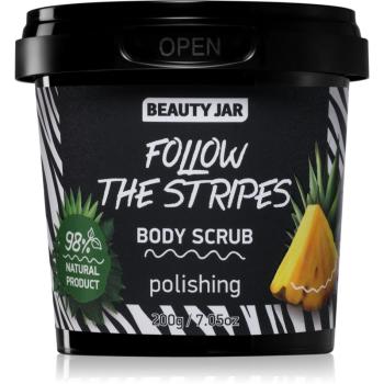 Beauty Jar Follow The Stripes tělový peeling s kokosovým olejem 200 g