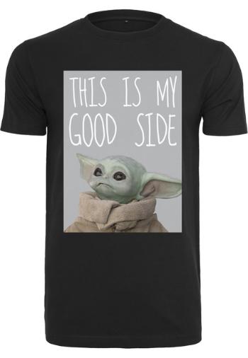 Mr. Tee Baby Yoda Good Side Tee black - XS