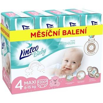 LINTEO Baby Prémium MAXI (8–15 kg) 200 ks  (8595686303719)