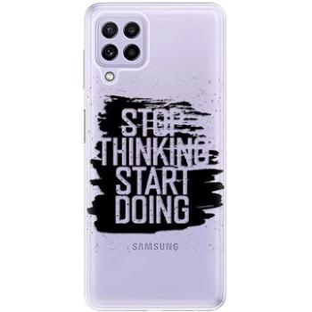 iSaprio Start Doing - black pro Samsung Galaxy A22 (stadob-TPU3-GalA22)