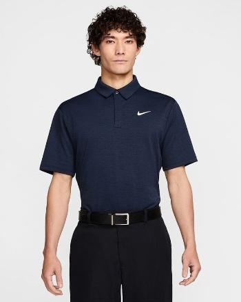 Nike Dri-Fit Tour Jacquard Mens Midnight Navy/Black/White M Polo košile