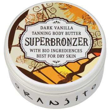 Oranjito Bio Dark Vanilla Unt de bronzare la solar 100 g