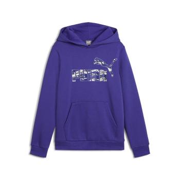 Puma  ESS+ CAMO HOODIE FL  Mikiny Modrá