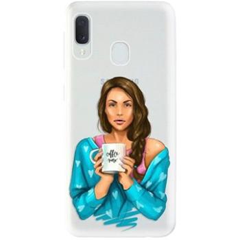 iSaprio Coffe Now - Brunette pro Samsung Galaxy A20e (cofnobru-TPU2-A20e)