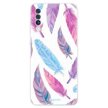 Odolné silikonové pouzdro iSaprio - Feather Pattern 10 - Samsung Galaxy A50